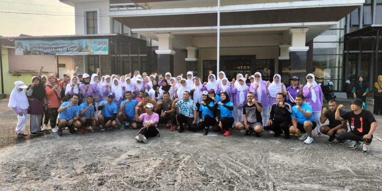 Fun Run Bersama Polres Karanganyar di  Matesih Penuh Semangat