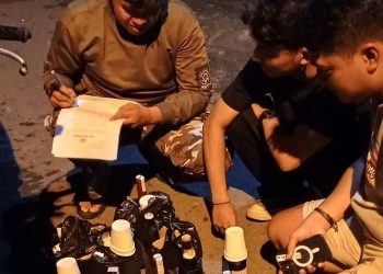 Jaga Kesucian Bulan Ramadhan, Sat Res Narkoba Polres Karanganyar Amankan Penjual Miras Ilegal
