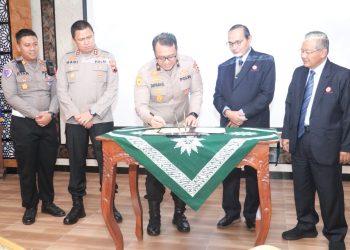 Teken MOU dengan UMUKA, Wujud Komitmen Polri Dalam Mendukung Program 4 Asta Cita Pemerintah RI